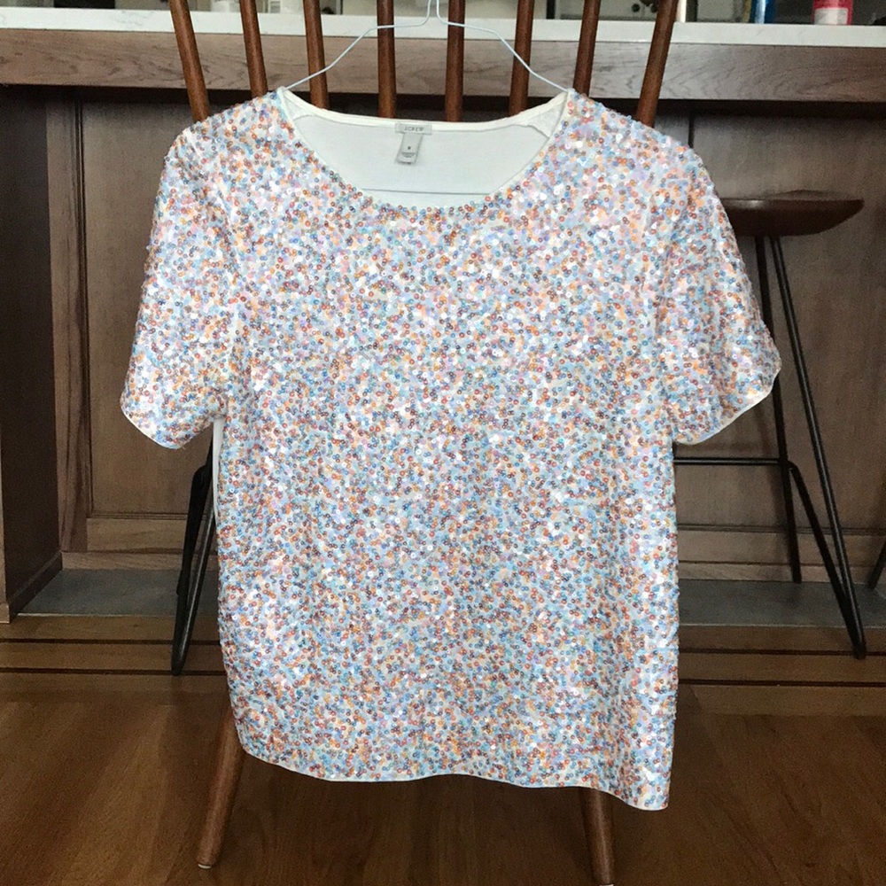 Sequined J.Crew shirt
